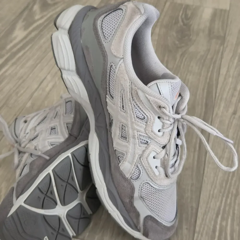 Asics Gel-NYC Glacier Men's US 8.5 Gray Gravel 1203A383 025